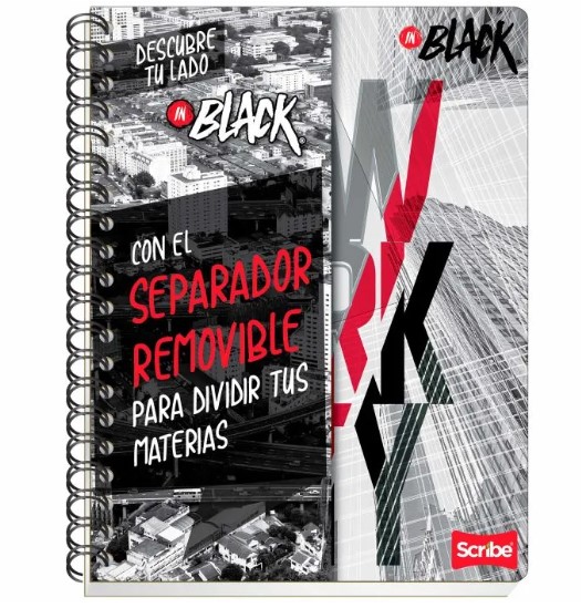 [2270] Cuaderno Profesional Raya Scribe Inblack  2270 100H