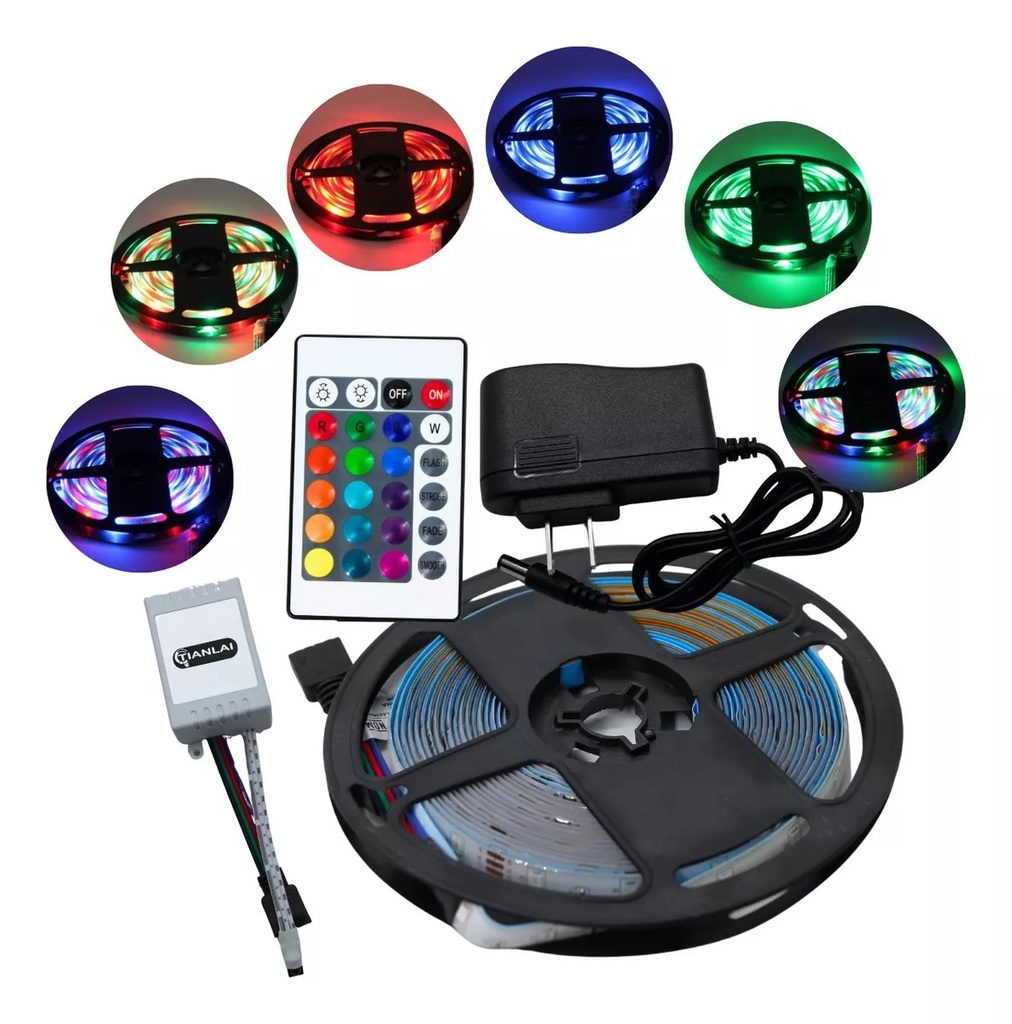 Tira Led T2835RGB06 5M RGB LED 2835 Tianlai (C.100)