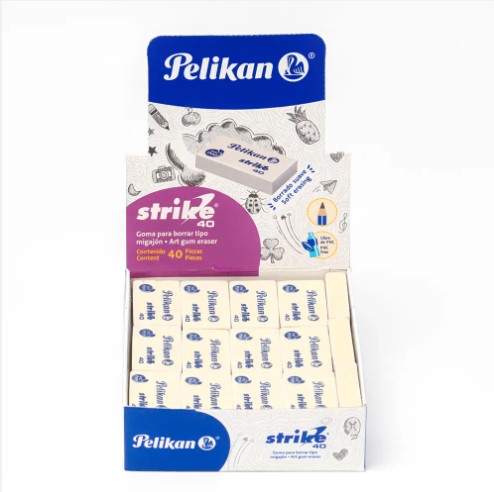 Caja C/40 Goma Migajón Pelikan Strike 40 