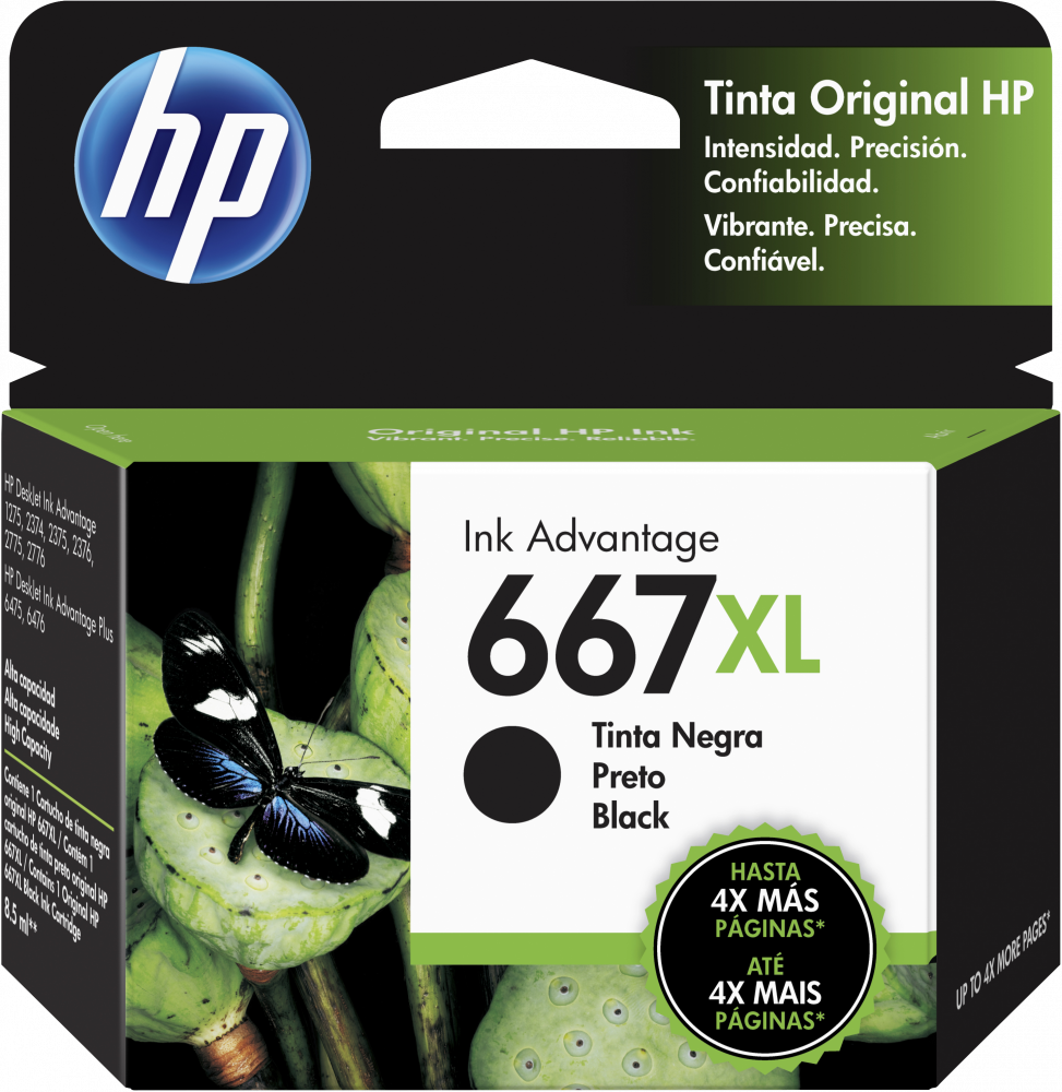 Cartucho Tinta Generico HP 667XL NEGRO