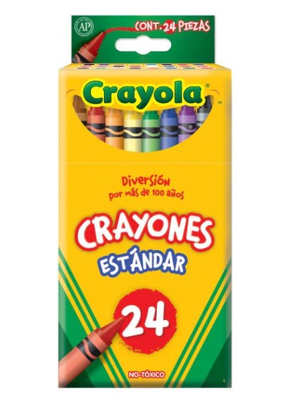 Crayones Crayola Caja C/24 pz 523024 (E.6)(C.72)