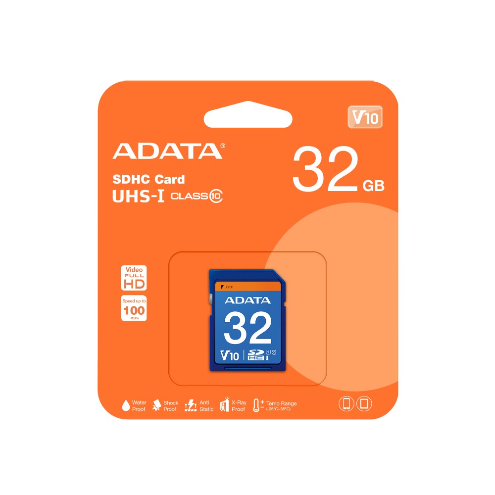 Memoria SD 32GB ASDH32GUICL10-R Adata CL10