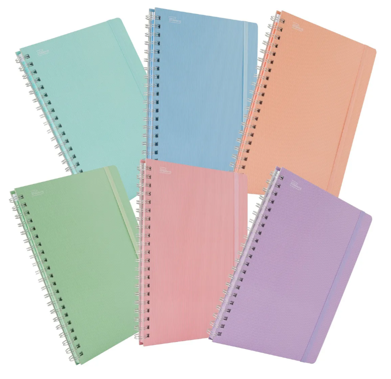 [PRARPRY] Cuaderno Profesional Printaform Arcoíris Pastel Raya 100 hojas (C.12)
