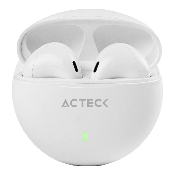 Audífonos Acteck SENSE EP230 Inalámbrico Bluetooth Intraaural Biauricular 30 mAh Blanco AC-935111