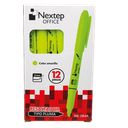 Paquete C/12 Marcatextos Amarillo Nextep Tipo Puma NE-084A (C.72)