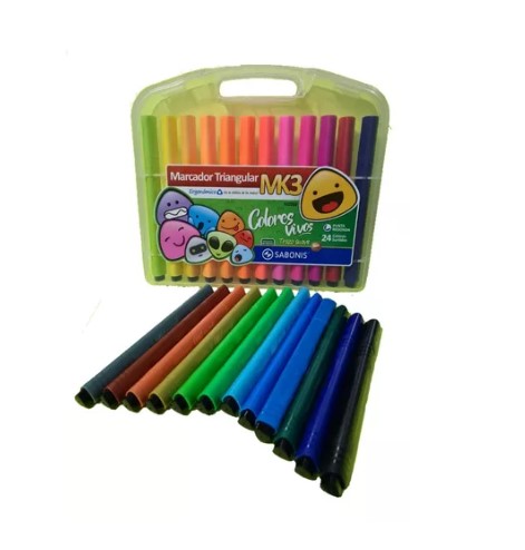 Marcador Sabonis Triangular C/24 M2233