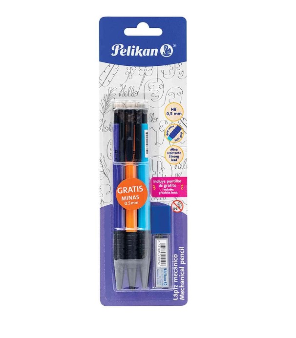 Blister C/3 Lapicero Tinky 0.5mm + Puntillas Pelikan (E.10) (C.100)