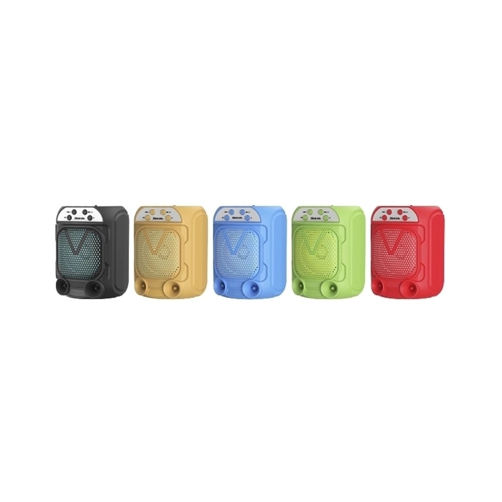 Bocina 4 Pulgadas VA499T Radio FM/ Bluetooth/ Luz Led Multicolor Link Bits (C.60)
