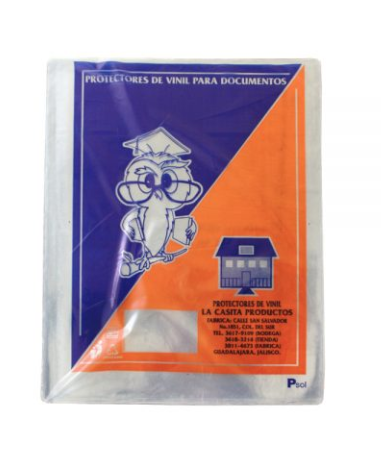 Paquete C/25 Mica Vinil Cristal Nueva La Casita 19.9x24.9