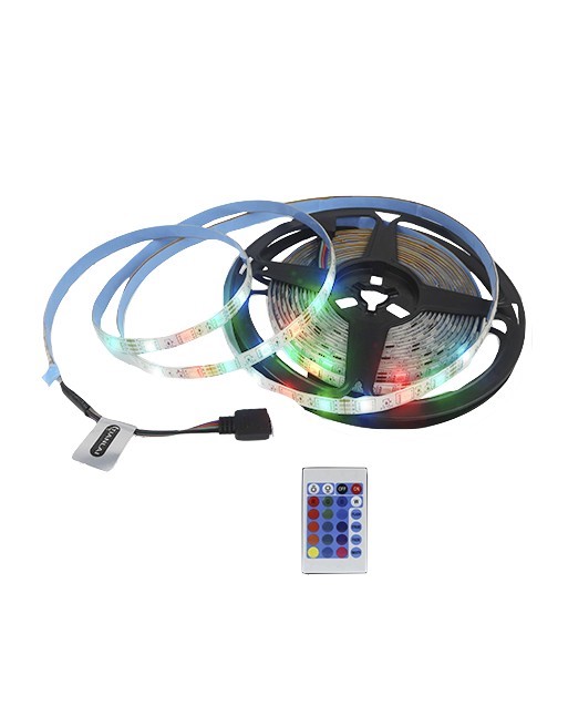 Tira Led 5050 RGB 5 Metros T5050RGB08 40W IP65 60 Leds X Metro Tianlai (C.50)
