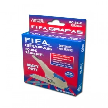 Grapas Pilot  3/8" HC-38-C C/1000 Engrapado 50 A 70 Hojas