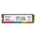 Unidad de Estado Solido SSD Stylos STMSSDM21B Capacidad de Almacenamiento 512GB Interfaz PCI Express 3.0 Transferencia de Datos 6 Gbit/s NVMe Color Negro