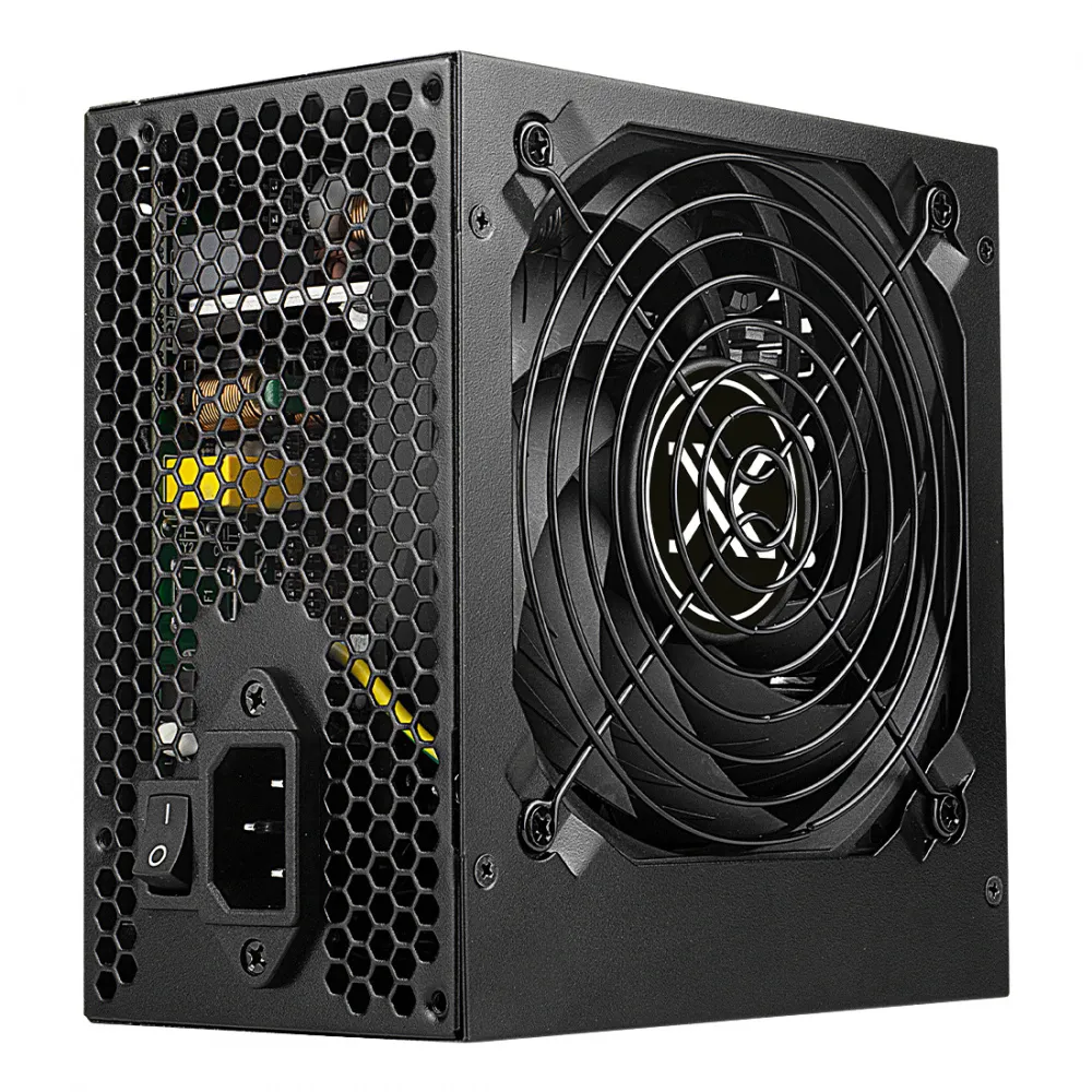 [XZPS500B] Fuente de Poder XZEAL XZPS500B Potencia Total 500W Alimentador de Energía 20+4 pin ATX Certificación 80 PLUS Bronze Color de Producto Negro