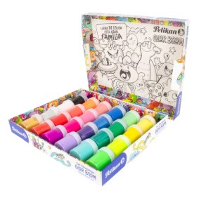 Set C/24 Pintura Pelikan Tempera Color Boom