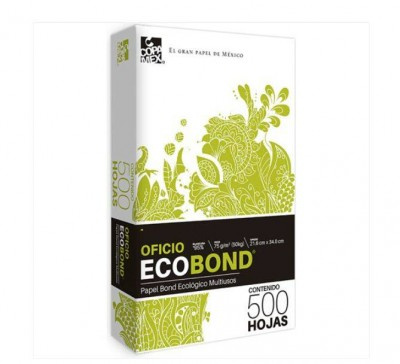 [ECOOFICIO] Paquete C/500 Hoja Oficio Blanca Copamex Ecobond (C.10)