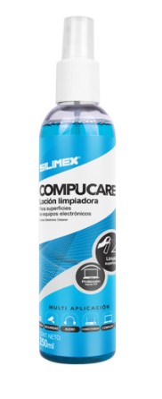 Loción Limpiadora y Protectora Compucare Para Superficies De Equipos Electrónicos 250 mL Silimex
