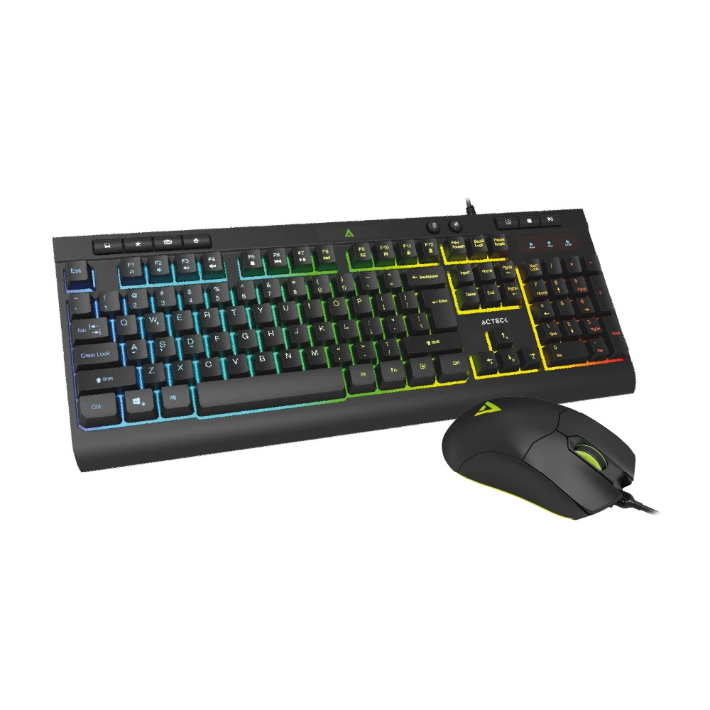 Kit de Teclado y Mouse AC-936750 Acteck Creator Aurean Pro MK477G, Alámbrico, USB, Negro