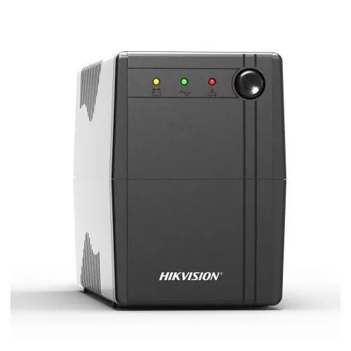No Break Hikvision DS-UPS600-X Potencia de Salida 360W Capacidad de Potencia de Salida 6 kVA 6 Contactos AC Conector de Salida NEMA 5-15R Línea Interactiva Color del Producto Negro, Gris