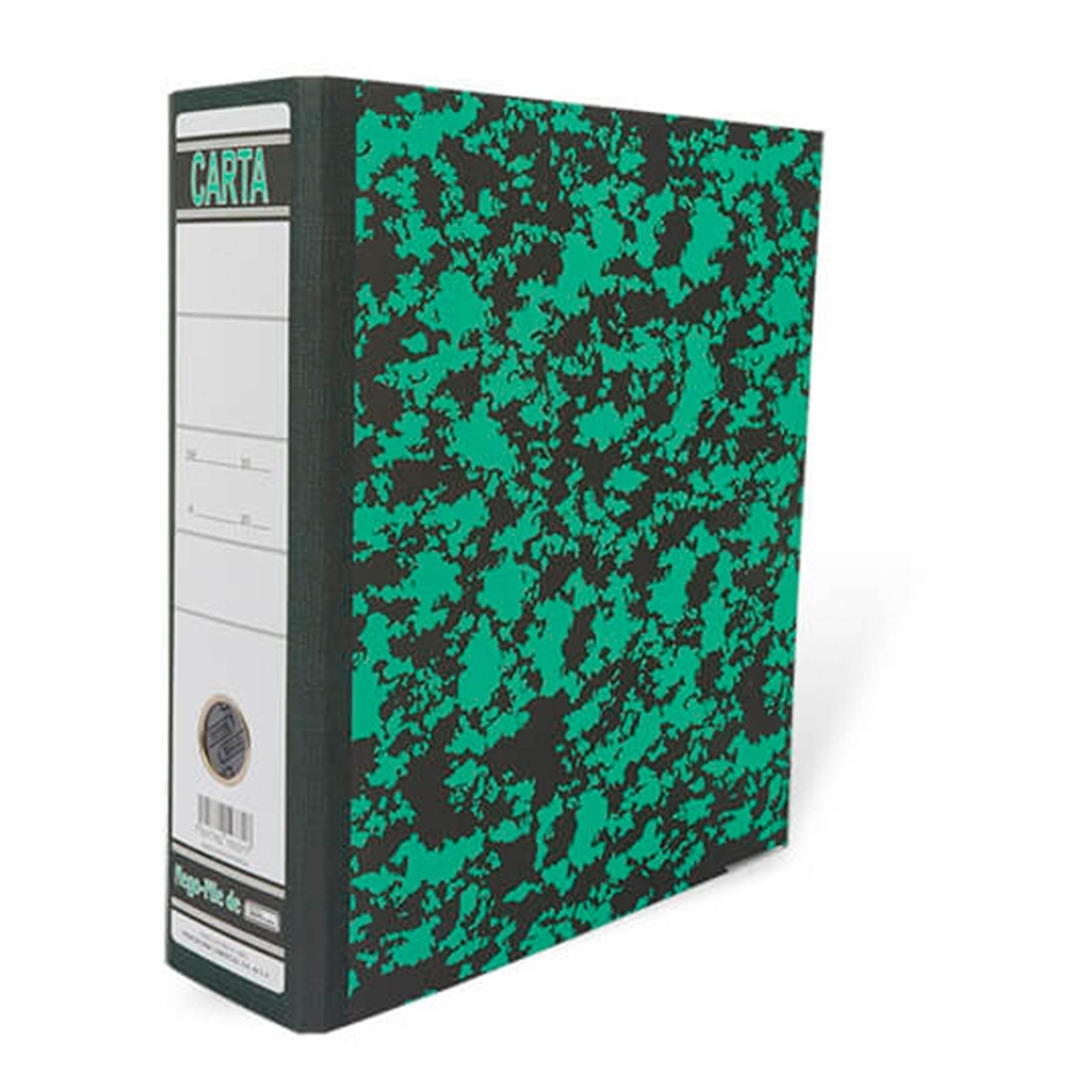[PAQ20-REGNEGO] Paquete C/20 Registrador Printaform Carta Verde Regnego
