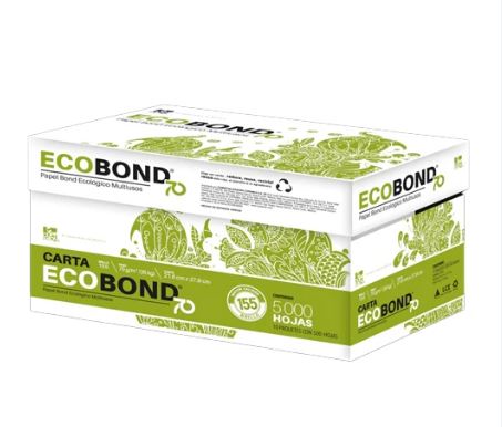 [17502237378803] Caja C/10 Paquetes Hoja Carta Blanca Copamex Ecobond C/5000