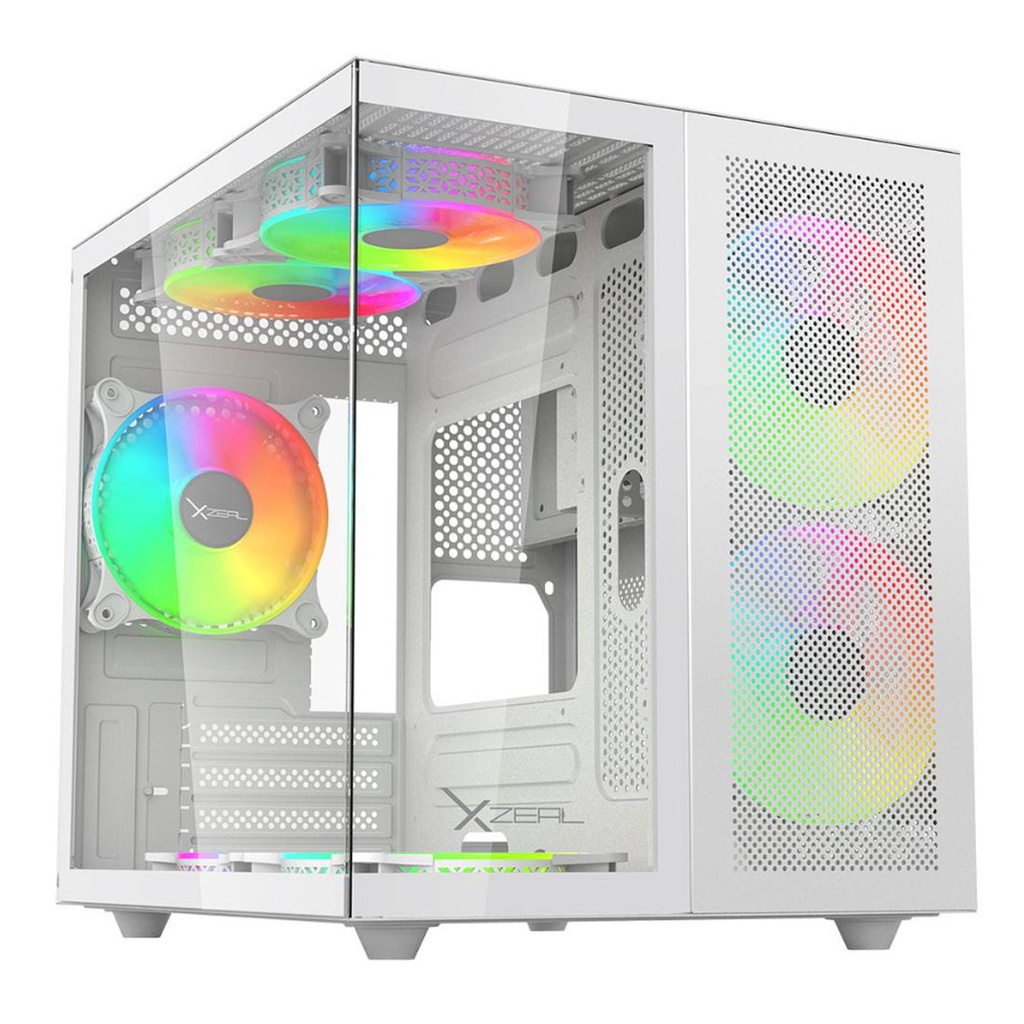 PC GAMER GABINETE CUBO BCO / A520M-A / RYZEN 5 5500 / 32GB RAM RGB / 1TB M.2 / RTX 3050 / 650W 80+ / ADAP. WIFI