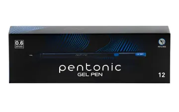 [PEN13022] Paquete C/12 Boligrafo Gel Pentonic Azul .6mm (C.10)