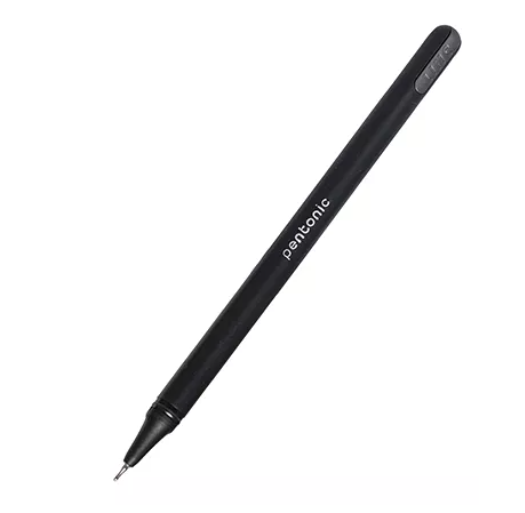 Paquete C/12 Boligrafo Pentonic Gel Negro .6mm 13201