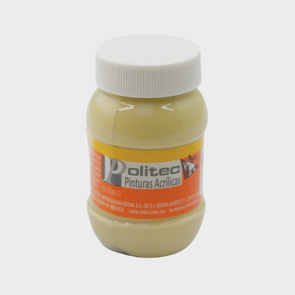 Pintura Acrilica Rodin Politec Crema 100ml (C.6)