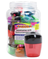 Bote C/25 Sacapuntas Con Deposito Sencillo Pascua
