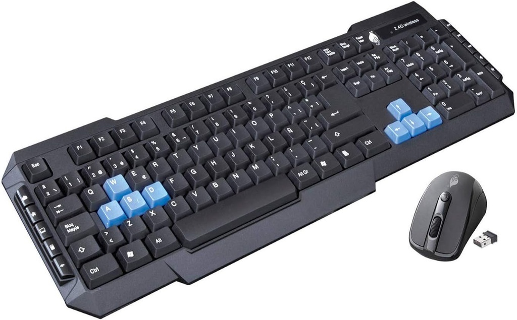 Kit Multimedia Alámbrico Teclado/ Mouse Green Leaf 18-8373 Negro