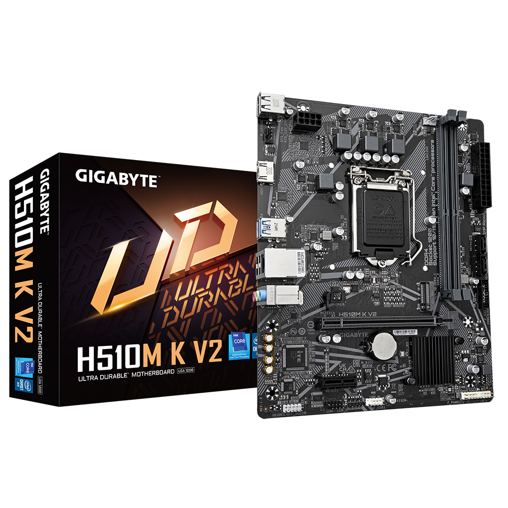 Tarjeta Madre Gigabyte H510M K V2 Intel S/1200 2xddr4 3200Mhz