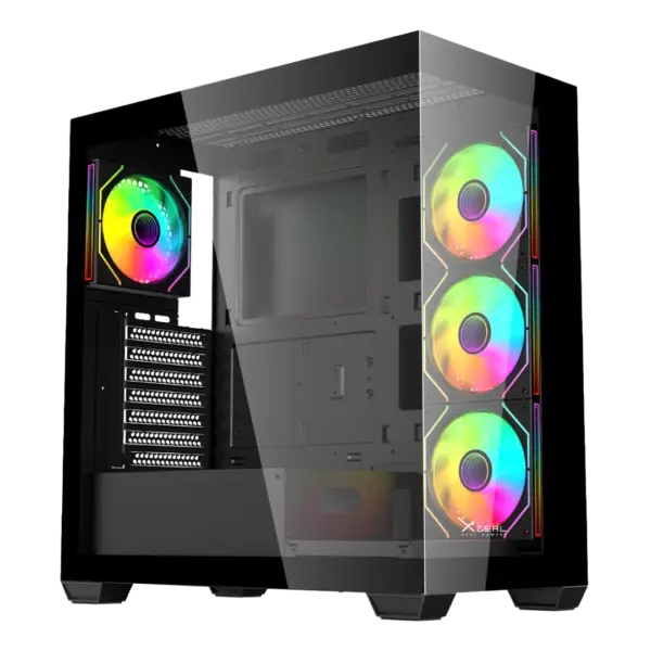 PC GAMER YRDEN XZ-140 BLACK / A520M-A / RYZEN 5 5500 / 32GB RAM RGB / 1TB M.2 / RTX 5050 / 650W 80+ / ADAPTADOR WIFI