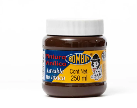 Pintura Vinilica Bombin Cafe 250ml (E.1) (C.12)