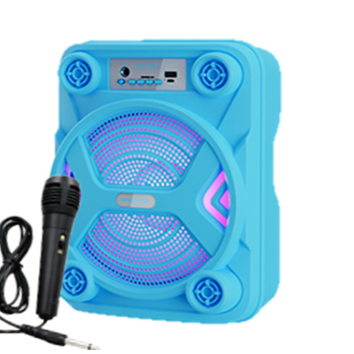 Bocina 8 Pulgadas SA8067T Bluetooth  Luz Led Multicolor Tws Link Bits (C.12)