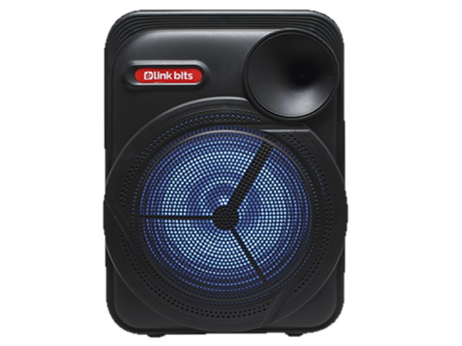Bocina 15 Pulgadas BM15019K Bluetooth Luz Led Multicolor FM Tws Link Bits (C.4)