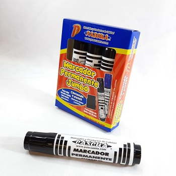 Marcador Permanente Jumbo Pascua Negro 18mm  (E.4)