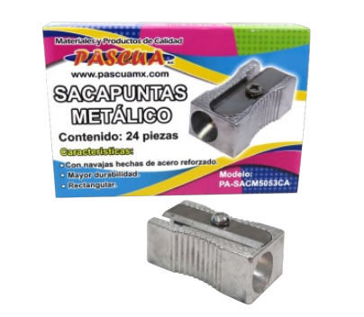 Caja C/24 Sacapuntas Metálico Pascua (E.5) (C.20)