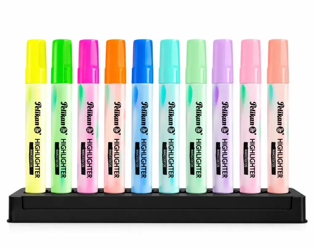 Estuche C/10 Marcatextos Pelikan Neón Marker