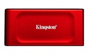 Unidad SSD Kingston XS1000 SSD Externa 2TB SXS1000R/2000G – Alta Velocidad 2000MB/s, Interfaz USB 3.2, Rojo