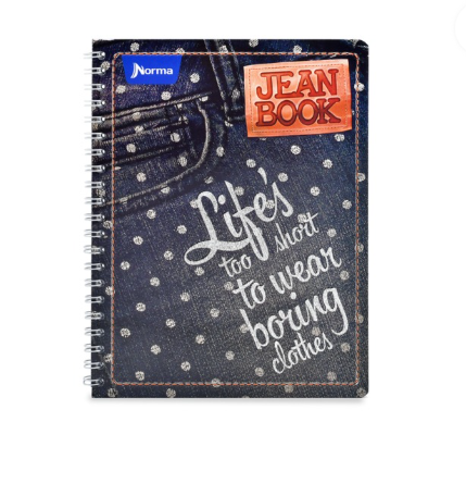 Cuaderno Profesional Cuadro Grande 7mm 100H Norma Jean Book Revol. 533358 (C.20)