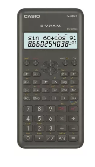 Calculadora Científica Casio Fx-82Ms/85Ms 240 Funciones (E.10)