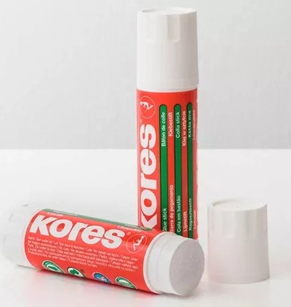 Paquete C/24 Lápiz Adhesivo Kores 20G.