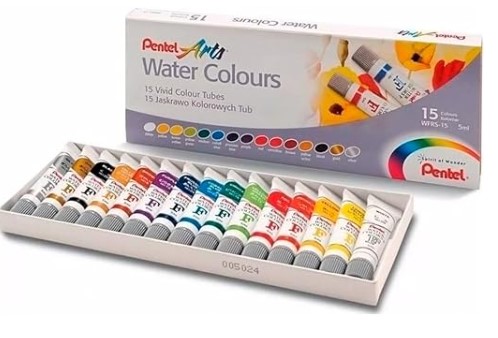 Acuarela Pentel WfrsC/15 Tubo 5ML