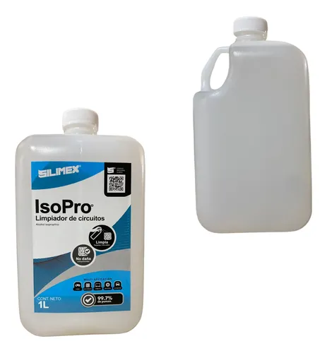 Alcohol Isopropílico Silimex 1 Litro Isopropílico  De 1 Litro