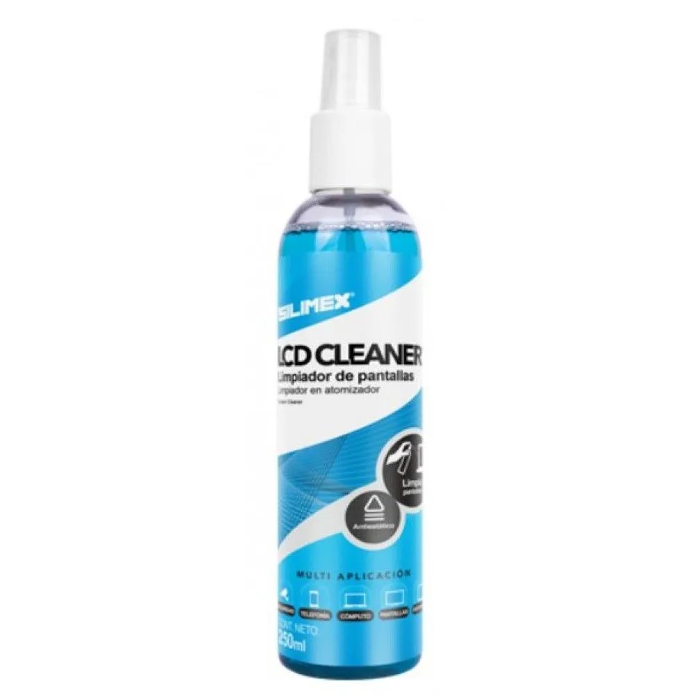 Limpiador Antiestático LCD CLEANER 250 ML Para Todo Tipo De Pantallas Y Superficies Externas Silimex