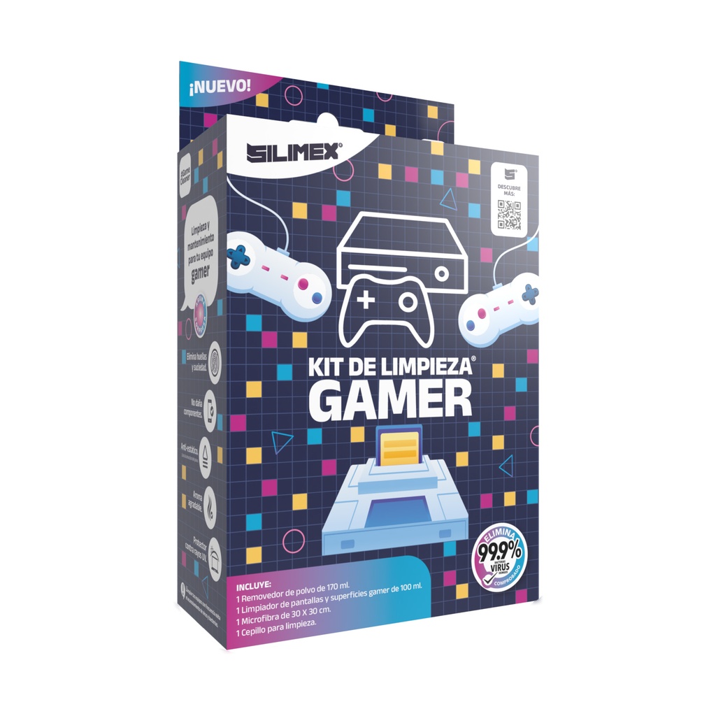Kit De Limpieza y Mantenimiento De Equipos Gamer KIT DE LIMPIEZA GAMER Con 3 Piezas Silimex
