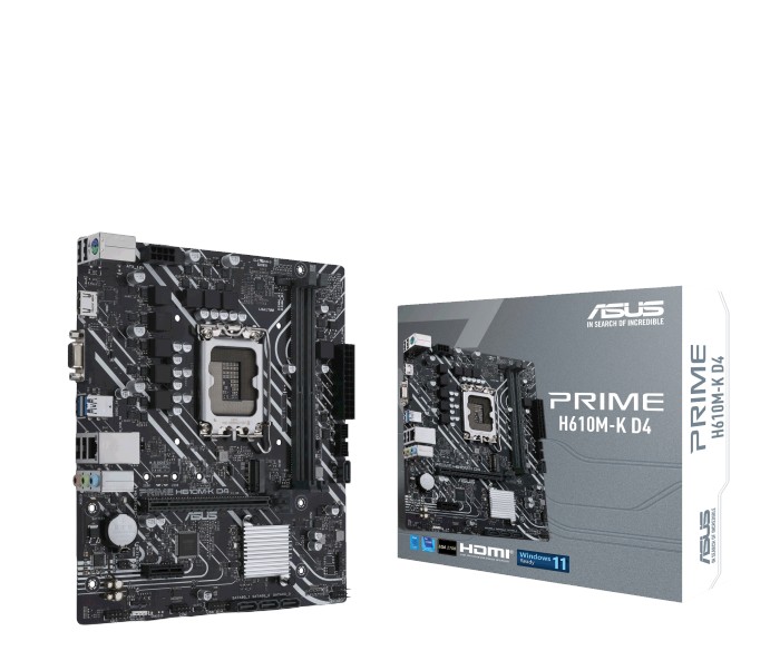 Tarjeta Madre Asus Prime PRIME H610M-K D4 2Ddr4 64Gb  Lga 1700
