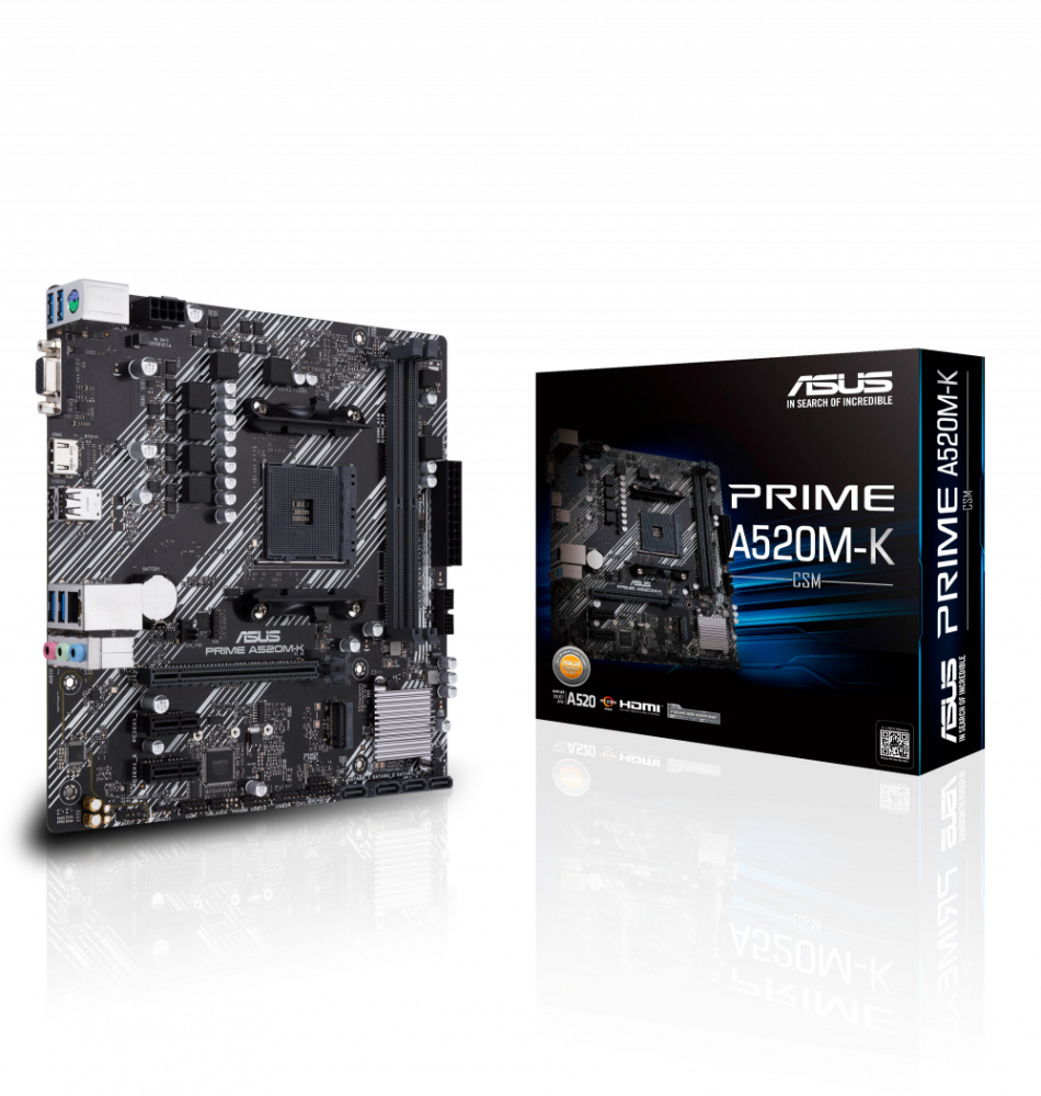 [PRIME A520M-K] Tarjeta Madre Asus PRIME A520M-K 2X Ddr4 2800 Hdmi