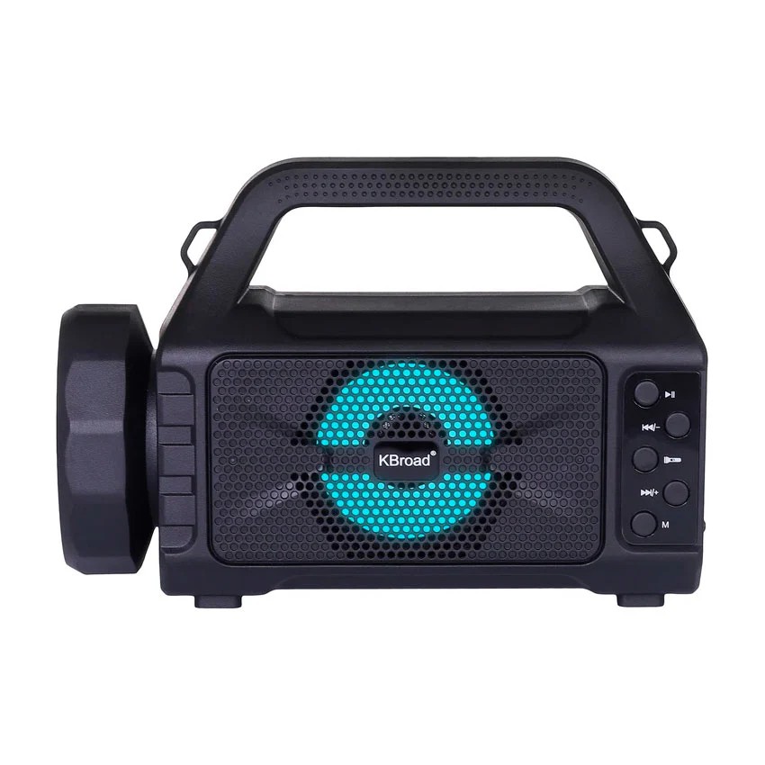 Bocina Bluetooth 3 Pulgadas KTS-2031 Lámpara de Emergencia Panel Solar Radio Fm (C.40)