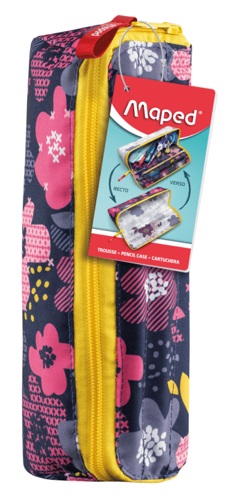 Lapicera Niña Pattern Rosa Doble Vista Maped (E.12) (C.48)